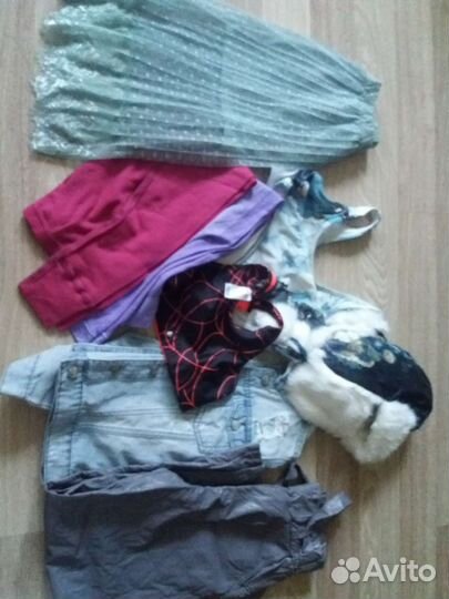 Вещи пакетом на девочку 8-10 лет
