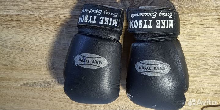 Боксерские перчатки для подростка кожаные