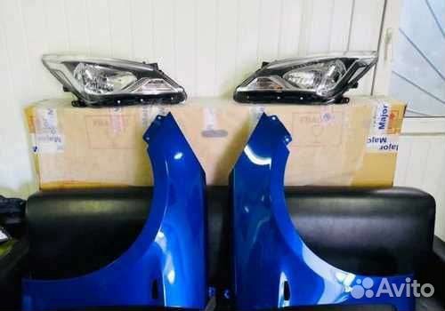 Крылья передние Hyundai Solaris 11-17 синий