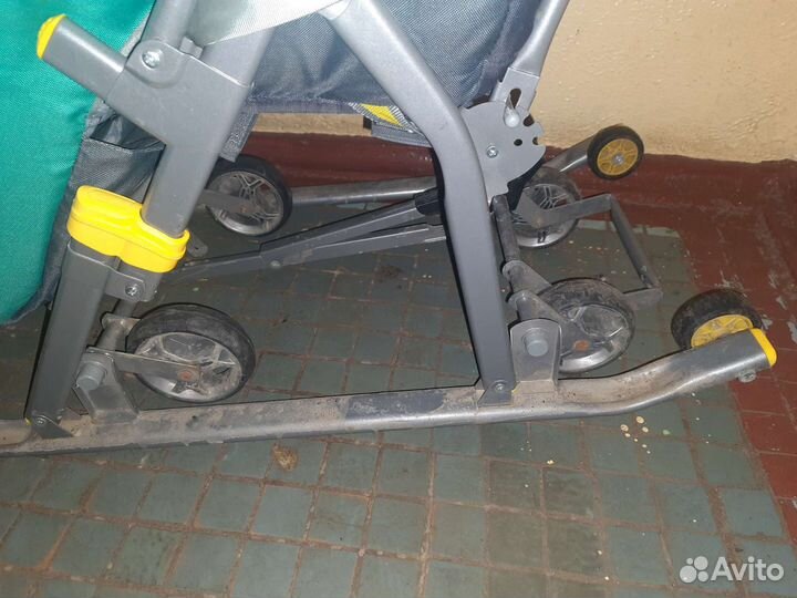 Детские санки коляска ника