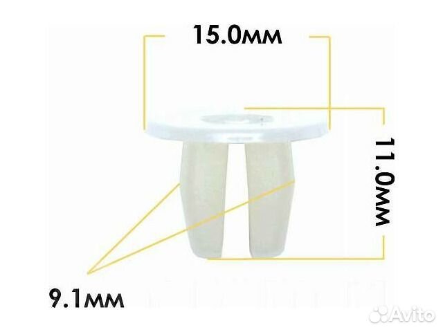 Клипса Tino Tiida Terrano Skyline Primera Note Mar