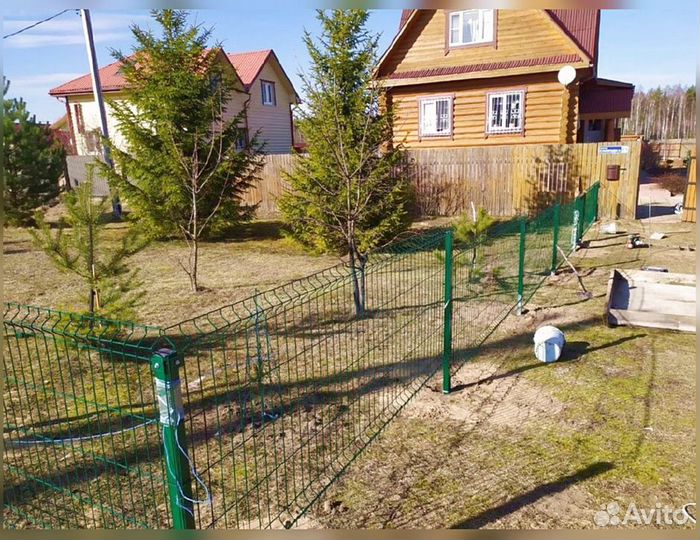 Забор из 3д сетки