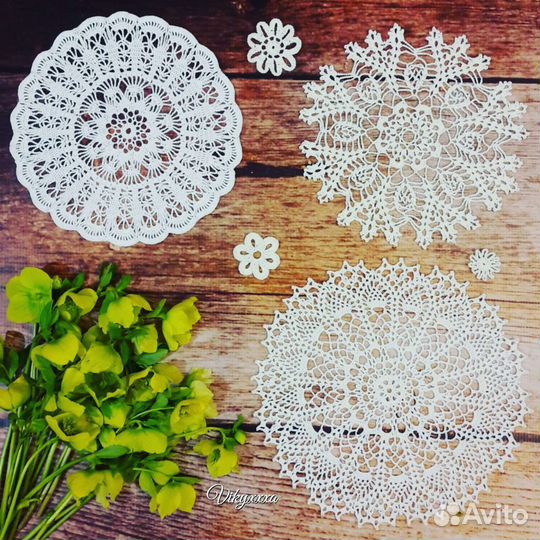 Салфетки вязаные крючком