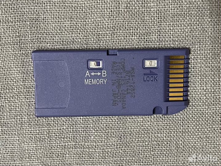 Карта памяти Sony Memory Stick на 256 Mb
