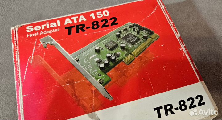 Контроллер Tekram SATA TR-822 PCI оригинал в короб