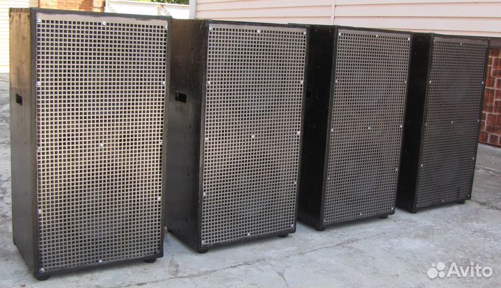 Сабвуферы F.Audio 4000W 2шт Pro Нч Колонки F12