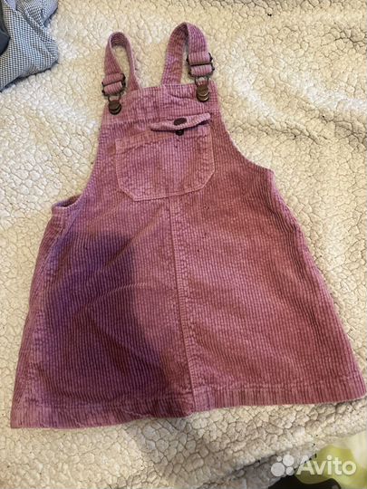 Zara вельветовый сарафан - 98 размер