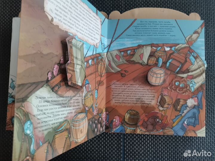 Объемная книга Пираты