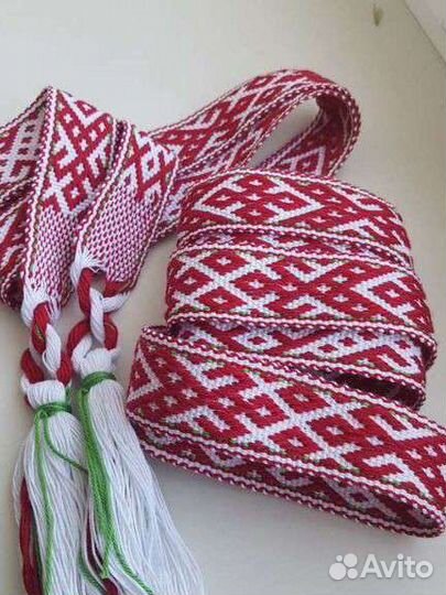 Пояс тканый обережный 