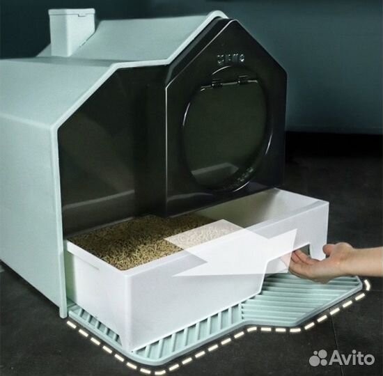 Туалет домик для кошек новый
