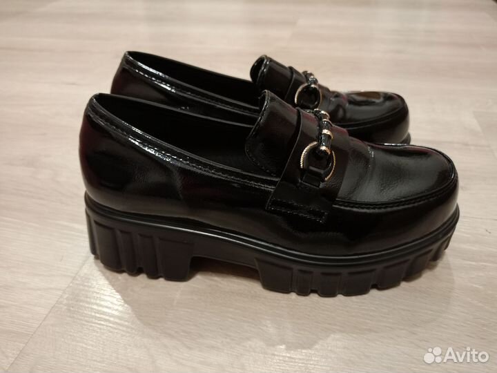 Лоферы женские черные 36 размер