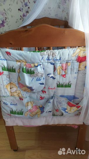 Бортики в детскую кроватку