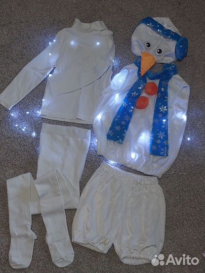 Детский новогодний костюм Снеговик