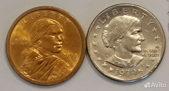 США Полдоллара запайка/ Сакагавея