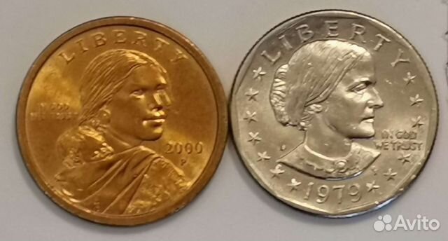 США Полдоллара запайка/ Сакагавея