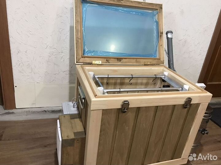 Коптильня холодного копчения с эл статикой на 75л