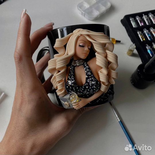 Кружка с декором