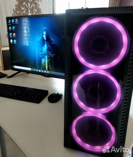 Игровой компьютер с видеокартой 8гб I5/RX580 8GB