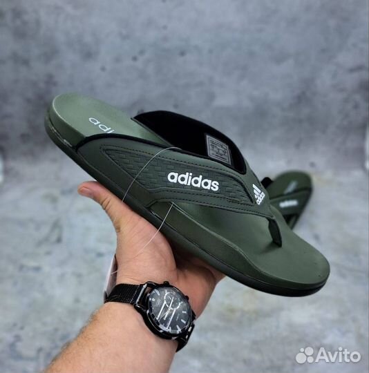 Мужские тапочки adidas новые