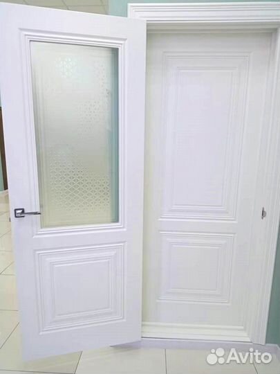 Дверь межкомнатная «Титул-2» Эмаль Белая