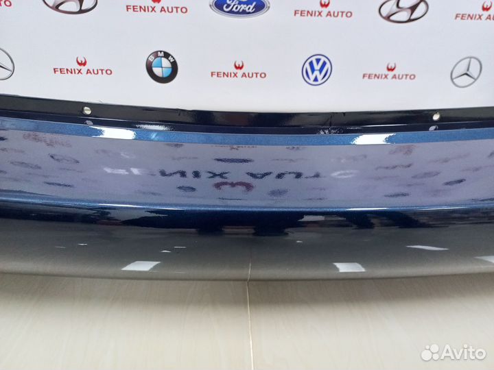 Бампер задний крашенный Хендай Акцент Синий