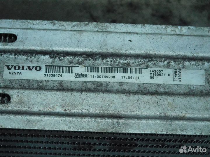 Интеркуллер вольво s80 2007-2016гг 2,0 дизель