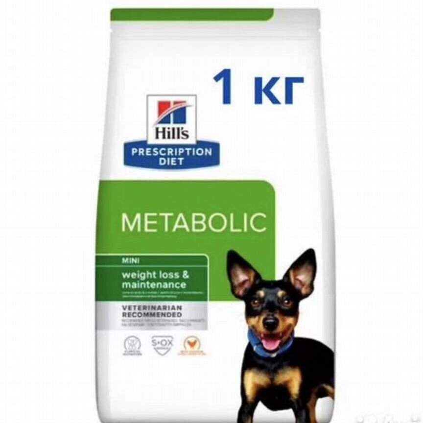 Корм для собак мелких пород Hill's Metabolic 1кг