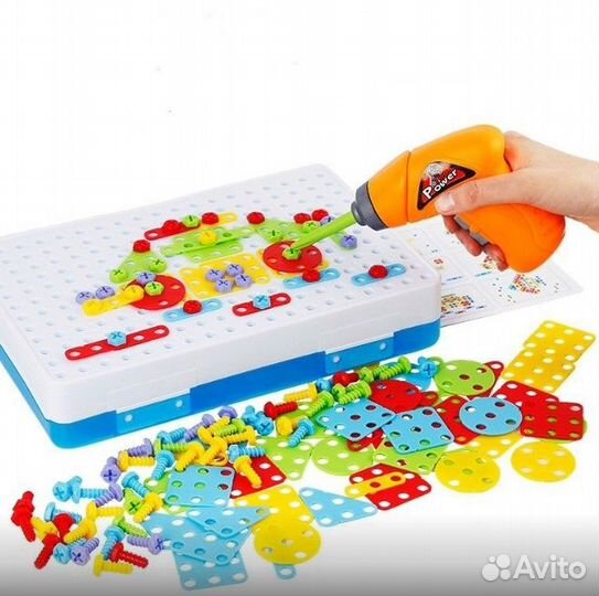 Конструктор с шуруповертом Creativ magic panel