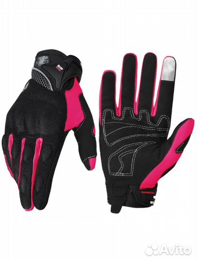 Мотоперчатки женские текстиль размеры S и M
