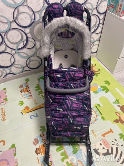 Санки коляска ника 7-8sk