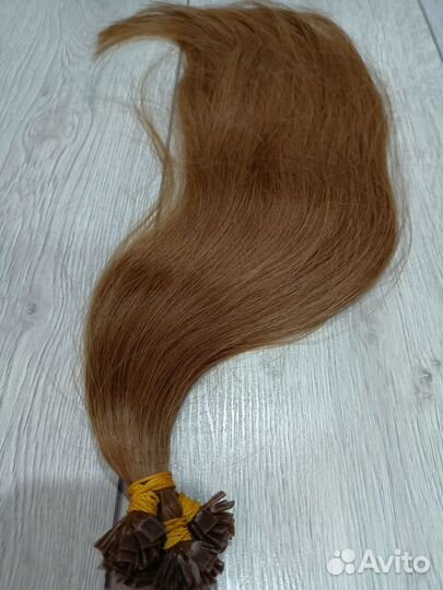Волосы натуральные на капсулах новые