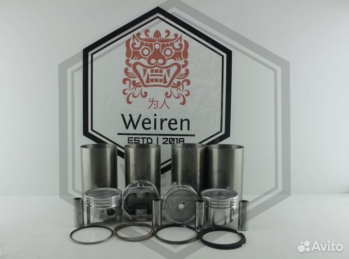 Поршневая группа Chery Tiggo 2.4 4g64 гильзы