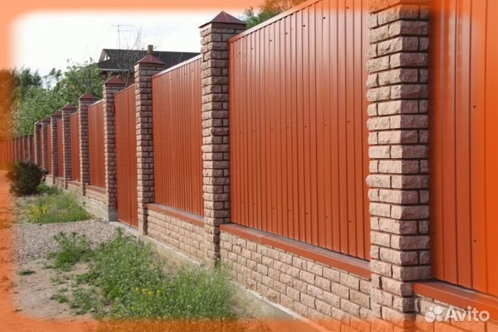 Забор из профлиста