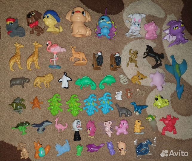 Киндер сюрприз разные зверюшки и животные
