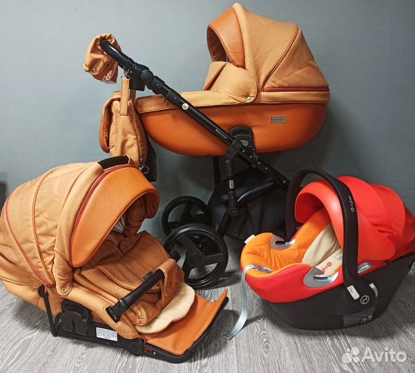 Коляска 3 в 1 Adamex Massimo