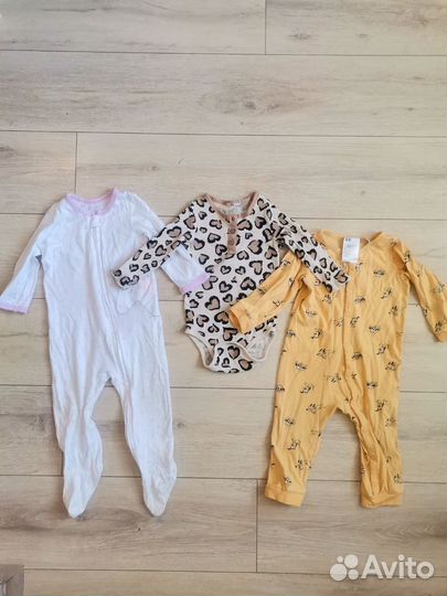 Детские вещи на девочку пакетом 80 86