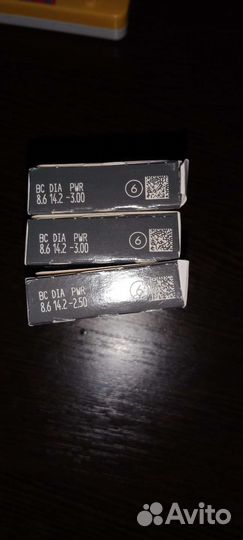 Линзы контактные