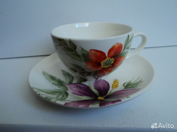 Чашка с блюдцем в упаковке