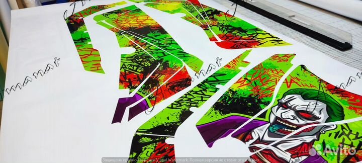 Изготовление наклеек на снегоходы, квадро, мото