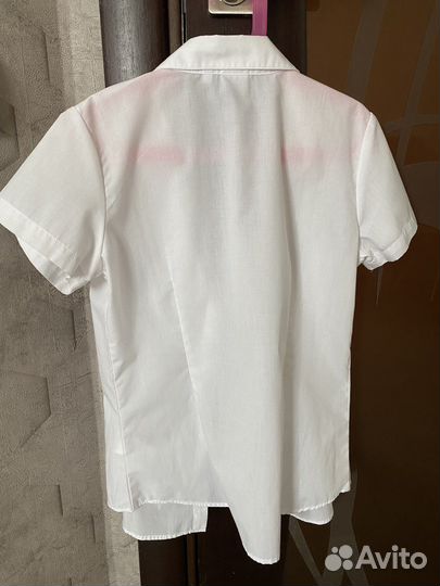 Белая рубашка на девочку