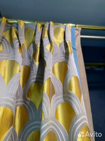 Шторы с отделкой авторские