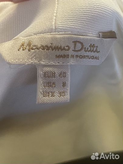 Massimo dutti платье белое