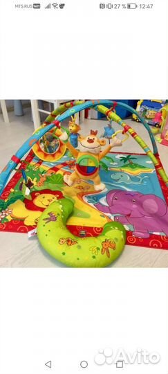 Развивающий коврик Остров поющей обезьянки