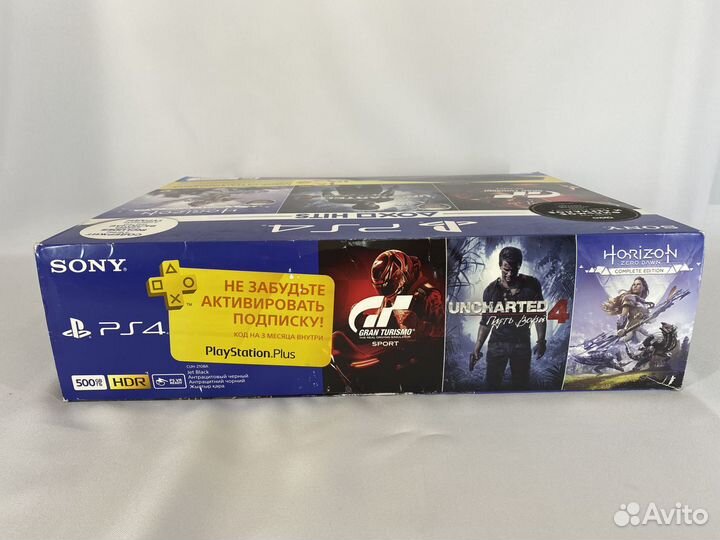 Игровая приставка ps4 slim 500gb