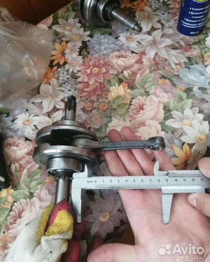 Коленвал на мопед Альфа 110 кубов новый