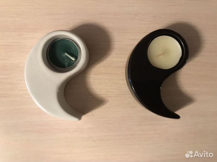 Подсвечник «Инь - Янь« под чайную свечу