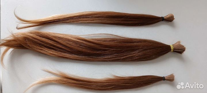 Волосы натуральные, срез 30 см