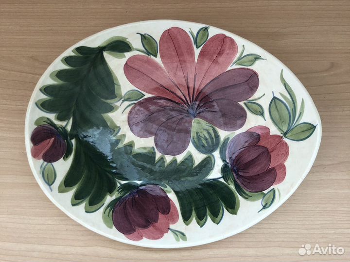 Фарфоровое блюдо Конаково