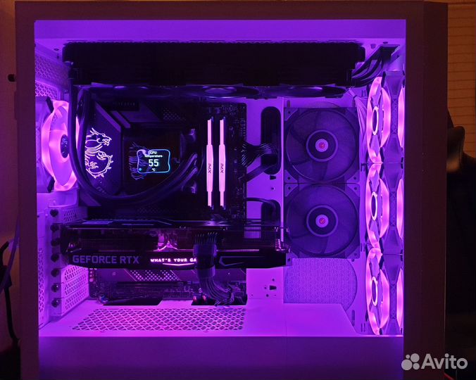 Игровой компьютер Ryzen 5 5600x/ RX 7600