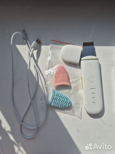 Аппарат для ультразвуковой чистки лица набор гель